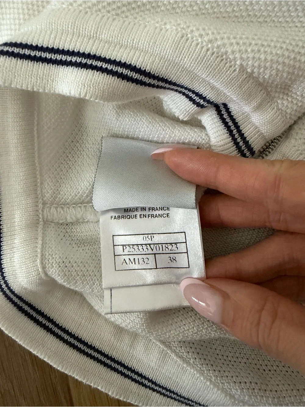 CHANEL hooded zip